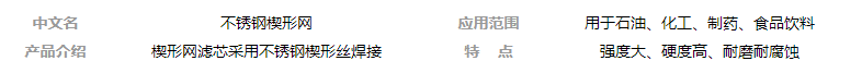 不銹鋼楔形網(wǎng)濾芯的優(yōu)勢(shì)_http://www.yivte.com_新聞資訊_第1張